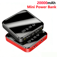 Mini Power Bank 20000mAh 2.1A Fast Charging Portable Charger Powerbank for iPhone 17 Samsung Huawei Xiaomi External Battery Pack