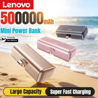 Lenovo 500000mAh Capsule Power Bank PD22.5W Large Capacity Fast Charging Mini Lightweight External Battery for iPhone Huawei