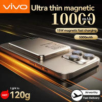 VIVO Ultra-thin Wireless Power Bank Magnetic Large Capacity Portable Fast Charging Spare Battery For iPhone Samsung For Magsafe