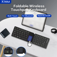 Jomaa mini Portable smartphone keyboard Bluetooth Folding Wireless Keyboard with touchpad for iphone 17 pro max