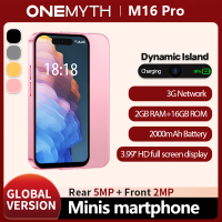 ONEMYTH M16 Pro Mini 4" Small Screen Mobile Phone | Face Unlock, Dual SIM, 2000mAh Battery, 2GB RAM+16GB ROM