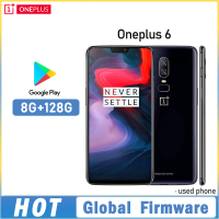 Global Firmware Oppo Oneplus 6 4G 8G 128G SmartPhone CPU Qualcomm Snapdragon 845 3300mAh 20MP Camera full screen used phone