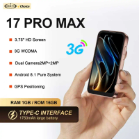 SERVO 17PRO MAX Small Smartphone 3.75" Screen 3G WCDMA Android OS Play Store Face Unlock WiFi Mini Smart Phones Dual SIM Standby