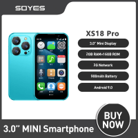 SOYES XS18 Pro Mini Smartphone 3G Network 3.0'' 2GB RAM 16GB ROM Android8.1 With Facial Recognition Dual SIM Standby Small Phone