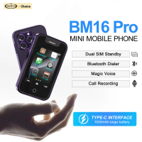SERVO BM16 PRO Mini Touch Screen Mobile Phone 2G GSM Magic Voice Bluetooth Dial MP4 player FM Radio 2.4" Small Feature Cellphone