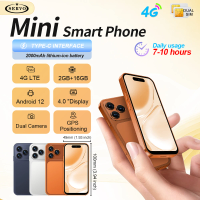 SERVO Android mini Smartphone 2GB+16GB 4G LTE Dual SIM 2000mAh Google Play Face Unlock 4.0" Display Compact Small Mobile Phone