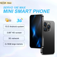 SERVO 19E MAX Mini Smartphone 3G WCDMA Android10.0 OS 2GB+16GB Google Store WiFi Face ID Dual SIM 3.88" Screen Small Smart Phone