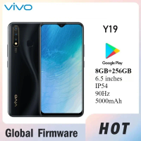 Vivo Y19 6.53" 5000mAh 18W Fast Charging Android Smartphone Unlocked Mobile Phone