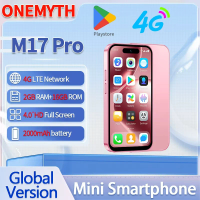 ONEMYTH M17 Pro small phone, 4.0-inch mini smartphone, Android 12, 3+64GB, dual SIM 4G LTE, portable sports phone