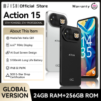 IIIF150 ACTION 15 Global Version Smartphone Helio G81 Massive 5100mAh Battery 48MP Camera 6.67" Display Dual Screen Design