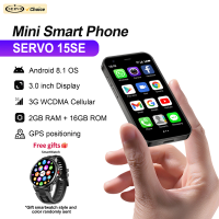 SERVO 15SE Mini Smartphone 3G WCDMA Android System 2GB+16GB WhatsAPP WiFi Hotspot Dual SIM 3.0" Cute Smart Phone Free Smartwatch
