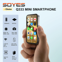 SOYES Q333 Mini Smartphone 4GB RAM 64GB ROM Android 12.0 Face Unlock 2000mAh 4G LTE Type-C OTG 3.58 Screen Small Phone