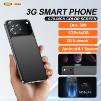 2026 SERVO 6.79" Screen Smartphone 3G WCDMA 64GB ROM Fingerprint Unlock Google Play WiFi 2 SIM Large Smart Mobile Phones 5000mAh