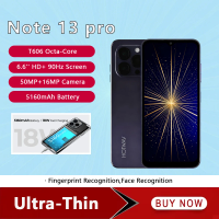 HOTWAV Note 13 4G Smartphone Android 6.6 Inch HD+ T606 Octa-Core 4GB+128GB Mobile Phone 50MP Camera 5160mAh Battery Cellphone