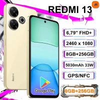 [EU/US/UK specifications] Xiaomi Redmi13 smart phone 2460x1080 high resolution 8gb+256gb GPS/NFC function Long battery life