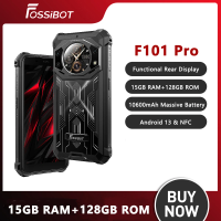 Rugged Phones FOSSiBOT F101 PRO 5.45" FHD+ Smartphone Android 13 Infrared Night Vision Camera 15GB+128GB 10600mAh Cell Phone NFC