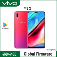 VIVO Y93 Smartphone Global firmware 4G 13MP+2.0MP Android 8.1 6.2'' 4030mAh good condition Used Phone
