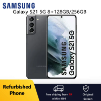 Refurbished Samsung Galaxy S21 5G G9910 G991N 6.2" AMOLED 8GB+128GB/256GB NFC Octa Core Android CellPhone Excellent Condition