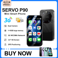 SERVO P90 Mini Smartphone 3G Android System WiFi Face Recognition Store 3.0" Display Small Palm Smart Phones Dual SIM Standby