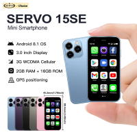 SERVO 15SE Mini Smartphone 3G WCDMA Android System 2GB RAM 16GB ROM WhatsAPP WiFi Hotspot Dual SIM Standby 3.0" Cute Smart Phone