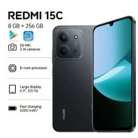 2026 new Redmi 15C 5G 8GB+256GB High Storage Smartphone with 6000mAh Battery Ultra Long Battery Life 2026 New Release