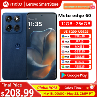 Motorola MOTO edge 60 Smartphone 5G Original Global ROM 6.7 1.5K 120Hz pOLED Display MediaTek Dimensity 7400 IP68 Cellphone