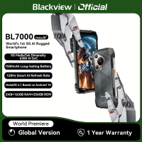 BLACKVIEW BL7000 5G AI Rugged Phone Deepseek GPT Android 15 Smartphone, 6.78" HD+2.4K Display 120Hz, 8GB RAM 256GB, 7500Amh