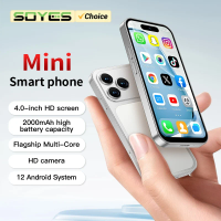 SOYES A18 Pro 4.0" Full Screen Mini Smartphone 4G LTE 2GB RAM 16GB ROM Android 12 Dual SIM Standby 2000mAh Backup Small Phone