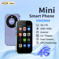 SERVO KING9000 Android Mini Smartphone 4G LTE 2GB+16GB Memory Play Store GPS Face Unlock 3.0" Small Smart Phone Dual SIM Standby
