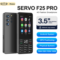 SERVO F25 PRO 4G LTE Smartphone Android OS 2GB+16GB Play Store WhastAPP FM Radio WiFi Torch Smart Button Phones Dual SIM Standby