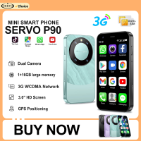 SERVO P90 Mini Android Smartphone 3G WCDMA 16GB ROM Play Store WhatsAPP WiFi Hotspot Dual SIM Standby 3.0" Small Smart Cellphone
