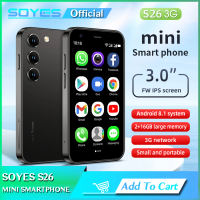 SOYES S26 3.0 Inch Android8.1 Smartphone 2GB RAM 16GB ROM Dual SIM Standby 1000mAh 3G Network Compact Mobile Phone