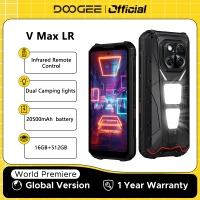 World Premiere DOOGEE V Max LR Rugged Phone 5G Dual Camping Lights 6.78'' Screen 20500mAh Battery 200MP Camera Smartphone NFC