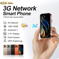 2026 SERVO Android Mini Smartphone 3G WCDMA 16GB ROM WhatsAPP Face Unlock WiFi GPS Dual SIM 3.75" Super Small Smart Mobile Phone