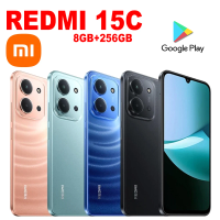 XIAOMI REDMI 15C fashion smartphone 8GB+256GB/6000mah battery capacity/side fingerprint/facial recognition/GPS/NFC
