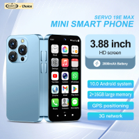 Official SERVO 19E MAX 3G Small Smartphone OS Android10.0 Play Store 2GB+16GB WiFi Face Unlock 3.88" Full Screen Mini Cellphones