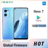 OPPO Reno 7 5G(CPH2371) Smartphone Global firmware camera 64MP MTK Dimensity 900 RAM 12GB ROM 256GB 4500mAh used phone