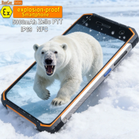 Zello PTT Rugged Phone: IP69 Waterproof 5.5" Glove-Touch Screen 5000mAh 13MP Camera 3GB+32GB NFC 4G LTE Industrial Phone