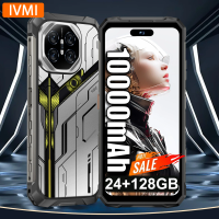 IVMI S26 Ultra Rugged Smartphone 24GB+128GB 10000mAh Android 15 7.2" 72MP+108MP Camera Waterproof Dustproof Shockproof Phone