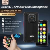 IP68 Waterproof Mini Smartphone 4G Network 6GB+128GB Android Small Cellphone 13MP Camera 3.88" Display Rugged Phones Face Unlock