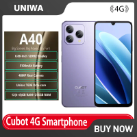 CUBOT A40 SmartPhone 6.88-inch 120Hz Display 48MP Main Camera 4GB RAM+256GB ROM 5100mAh Battery NFC ,Face ID 4G Android 15 Phone
