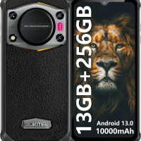 Oukitel WP22 Global Version 6.58 Inch Rugged Smartphone With 13GB+256GB FHD 48MP 10000mAh Helio P90 48MP Android 13 Mobile Phone