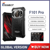 FOSSiBOT F101 PRO Rugged Phones 5.45" FHD+ 15GB+128GB Smartphone Android 13 Infrared Night Vision Camera 10600mAh Cell Phone NFC