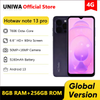HOTWAV Note 13 Pro 4G Smartphone Ultra Thin 6.6Inch HD Octa Core 16GB+256GB Android 13 Mobile Phone 50MP 5160mAh 18W Fast Charge