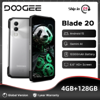 Global Version DOOGEE Blade20 Rugged Phone 6.6 HD+ 90Hz 4GB 128GB 10300mAh Battery Unisoc T7200 Octa Core Android 15 Smartphone