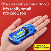 Car Model Mobile Phone 1.8 inch Push Button Mini Car Shape Key Student Dual Sim Telephone MP3 Real Vibration No Camera Cellphone