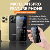MKTEL M16 Pro 2G Feature Phone Dual SIM Long Battery 2.8" Large Keypad Mini Phone MP3 MP4 FM Radio