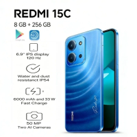 2026 Latest Model Redmi 15C 8GB RAM 256GB High Memory Storage Smartphone Global Version Powerful Mobile Phone