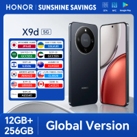 HONOR X9d 12GB+256GB Global Version 5G Smartphone 6.79'' 120Hz AMOLED Screen 108MP AI Main Camera 8300 mAh 66W Supercharging