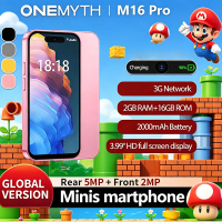 ONEMYTH M16 Pro Mini 4" Tiny Screen Phone | Face ID, Dual SIM, Portable Mini Smartphone 2GB+16GB